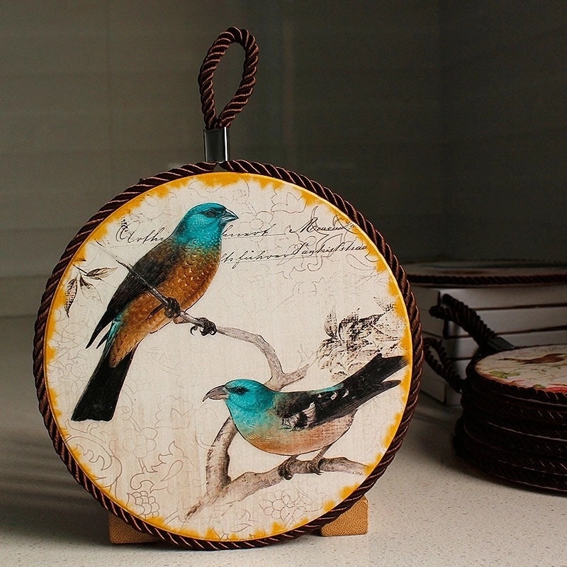 Floral Ceramic Placemat for Casual Vacation Dining 1 Piece|Home & Kitchen Table Linens