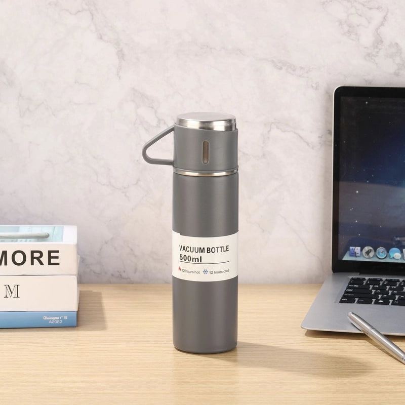 Insulated Stainless Steel Thermos Mug in Solid Colors for Everyday Use|Drinkware & Thermoses