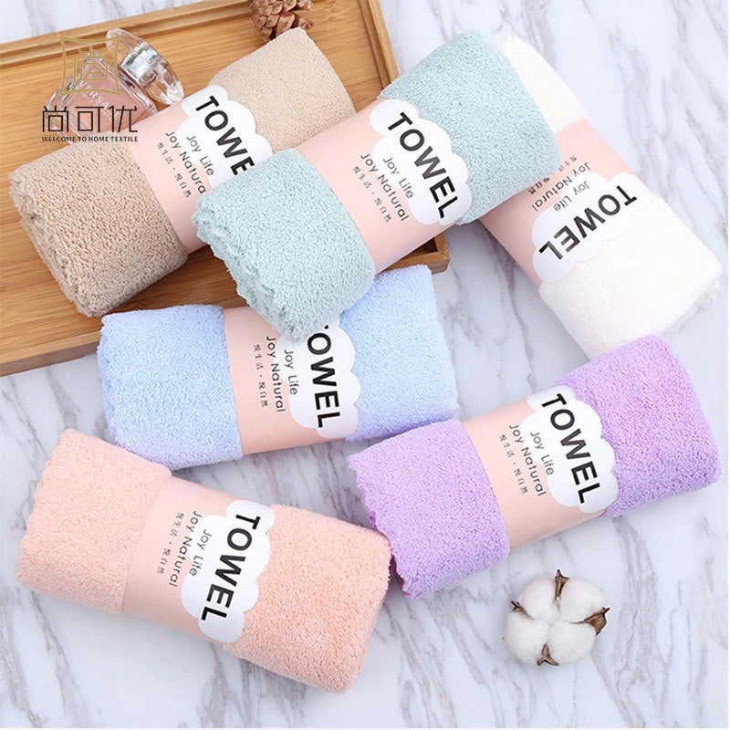 Coral Fleece Wash Towel 35x75cm Soft Thick Absorbent Household Essential|Home & Kitchen Bathroom Accessories