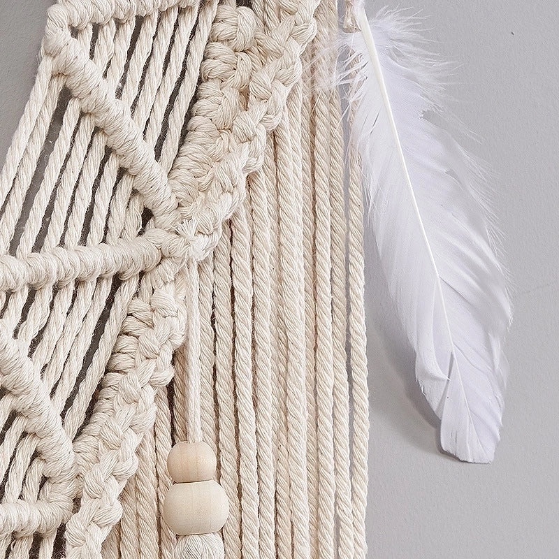 Striped Cotton Tapestry Wall Hanging for Vacation Vibes|Home Decor Wall Art