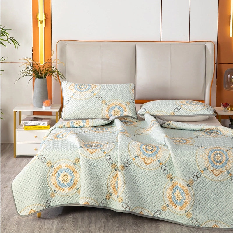 Thailand Royal Bio-based Latex Silk Mat 3-piece Set Soft High-end Mat for Micro-business | Home & Living Accessories