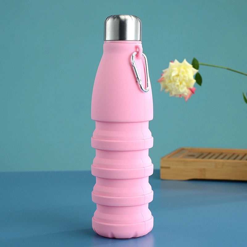 Stylish Solid Color Silicone Water Bottle 1 Piece | Drinkware & Accessories