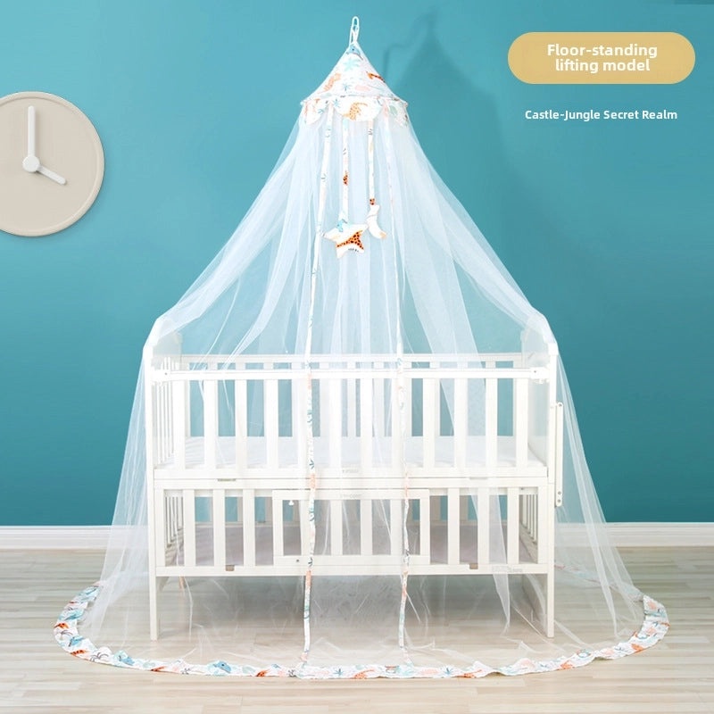 儿童床防蚊蚊帐带支架 新款宝宝婴儿防蚊罩通用夹扣设计 | 家居生活用品