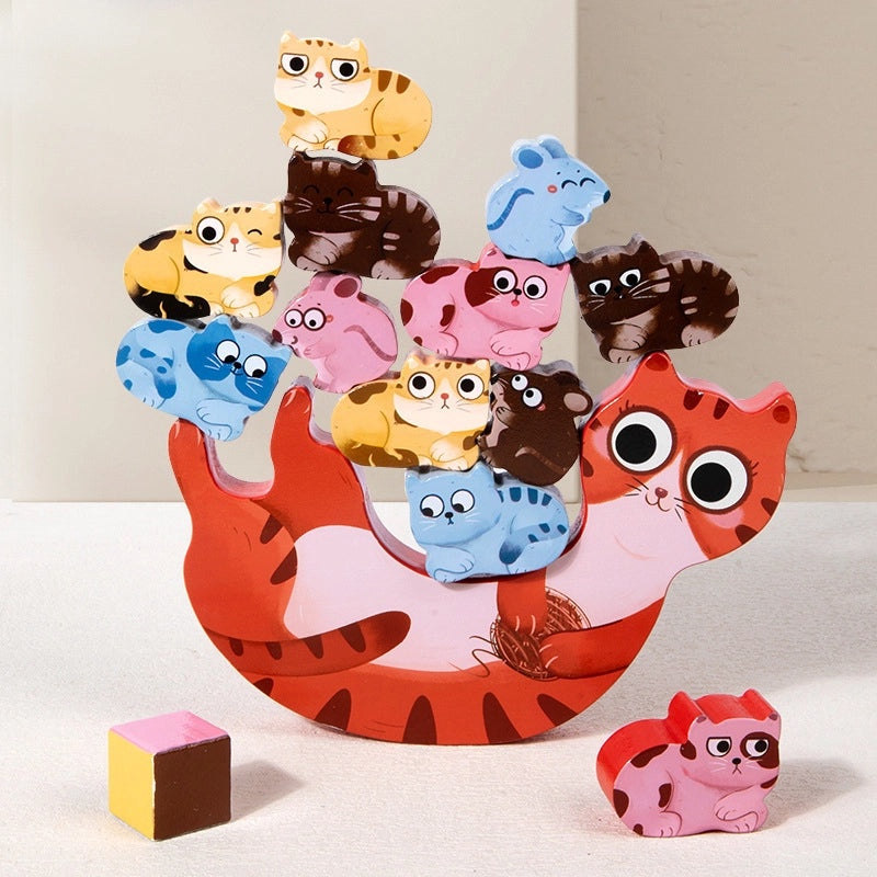 Wooden Animal Building Blocks for Toddlers 3-6 Years|Educational Wooden Toys