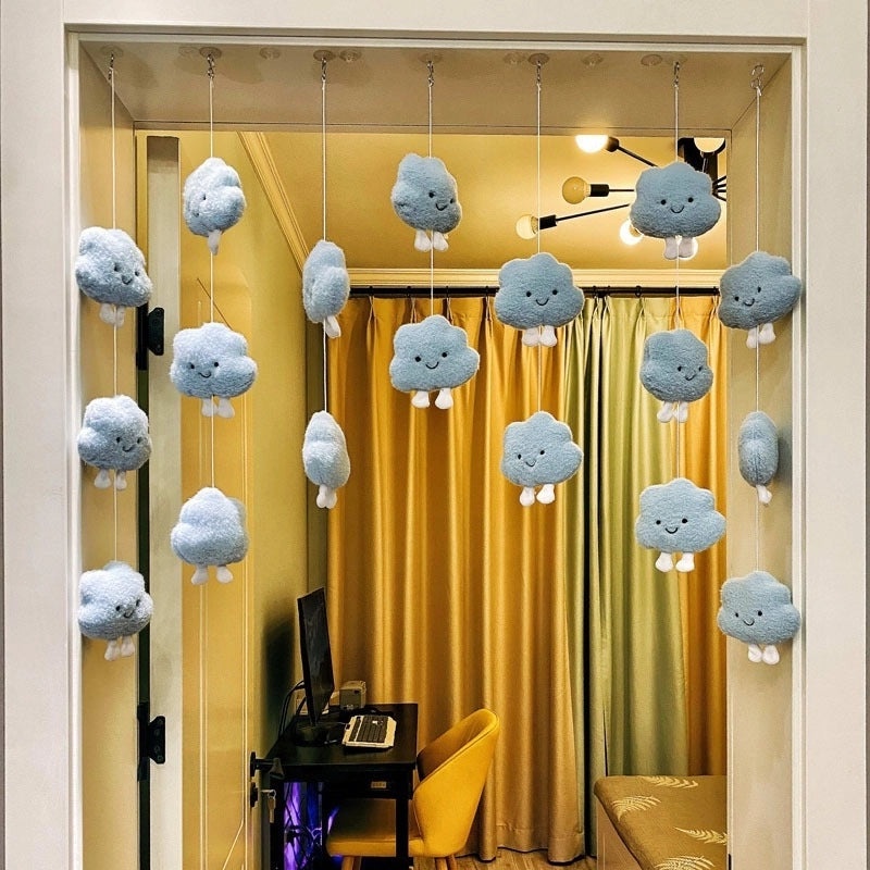 Relaxed Holiday Clouds Polyester Hanging Wall Decor | Home Decor