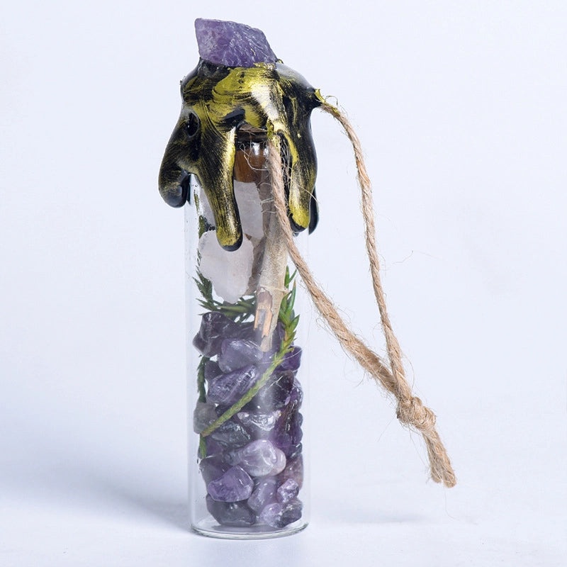 Minimalist Solid Color Crystal Pendant Necklace | Jewelry & Accessories