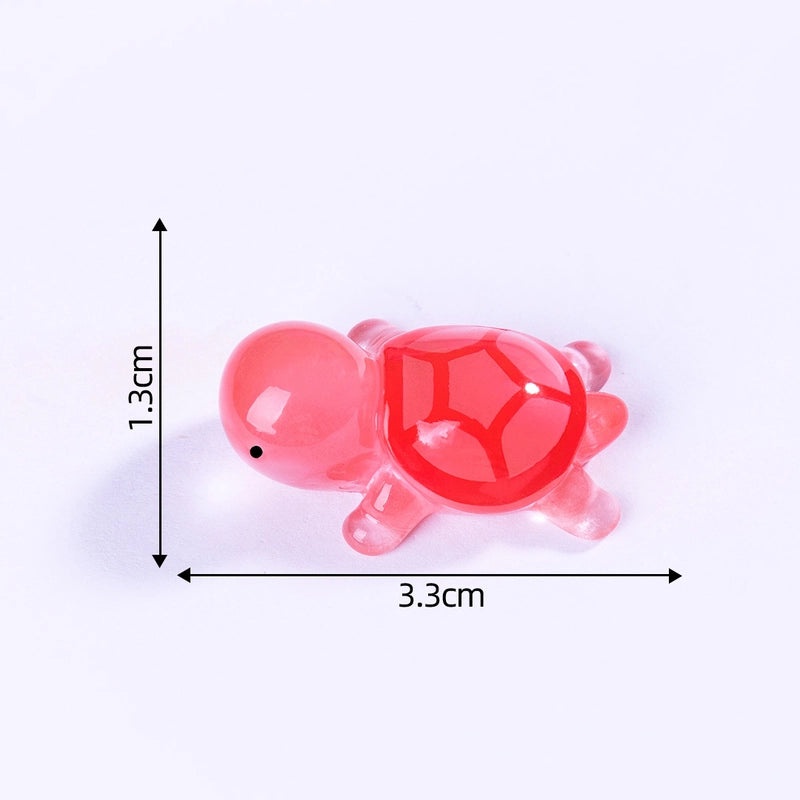 Luminous Mini Turtle Resin Ornament for Fish Tank Moss Landscaping | Aquarium Decorations