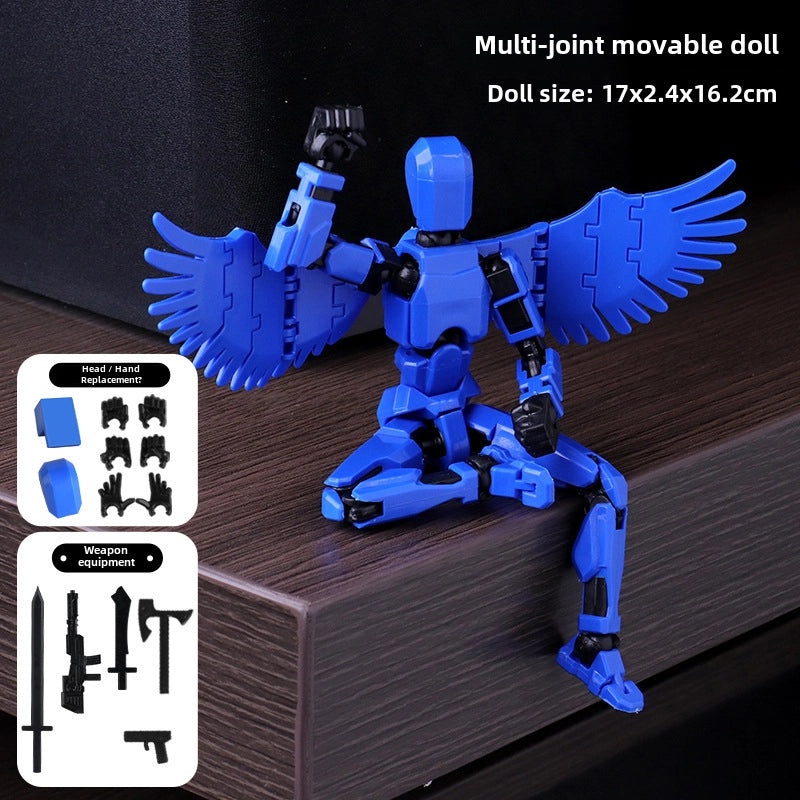 Lucky Doll 13-Joint Movable 3D Printed DIY Whole Body Stress Relief Toy | Toys & Games