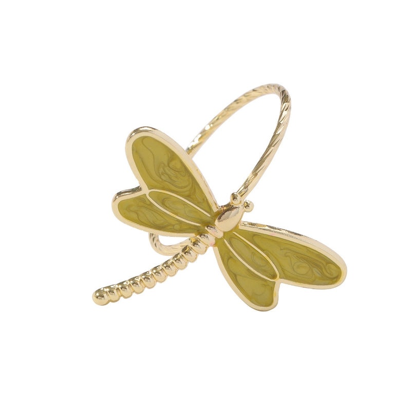 Stylish Insect-Themed Alloy Napkin Ring, Single Piece | Home Decor Table Accessories