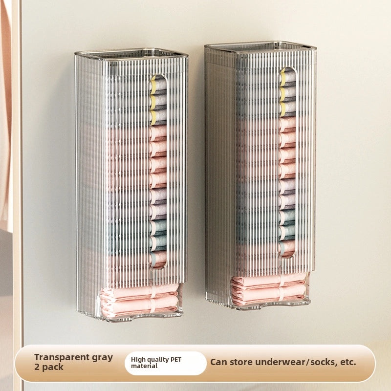 Wall-mounted Garbage Bag Dispenser Large Capacity Kitchen Plastic Bag Holder Convenient Extraction | Kitchen Storage & Organization