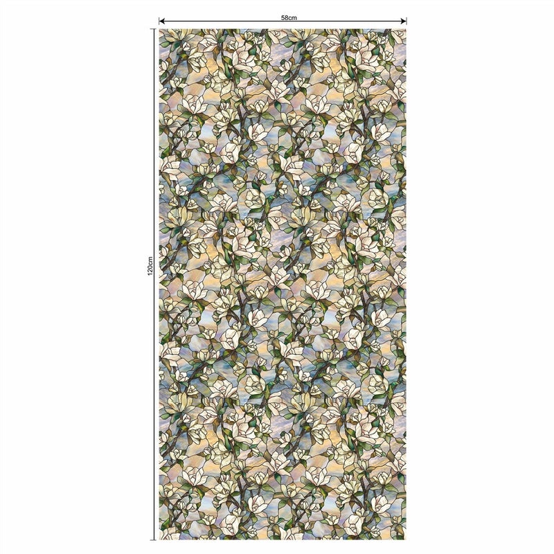 European Frosted Glass Window Film 58x120cm Electrostatic Privacy Sticker for Bathroom Toilet Renovation|Home Decor Accessories