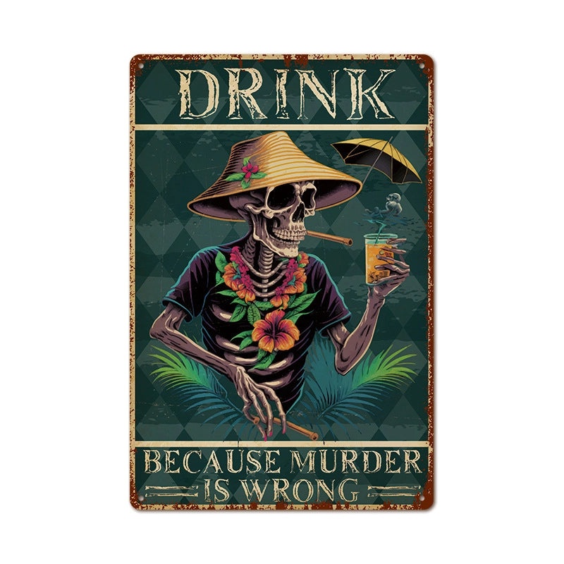 Vintage Iron Wall Art with Human, Animal & Letter Designs | Home Decor Wall Hangings