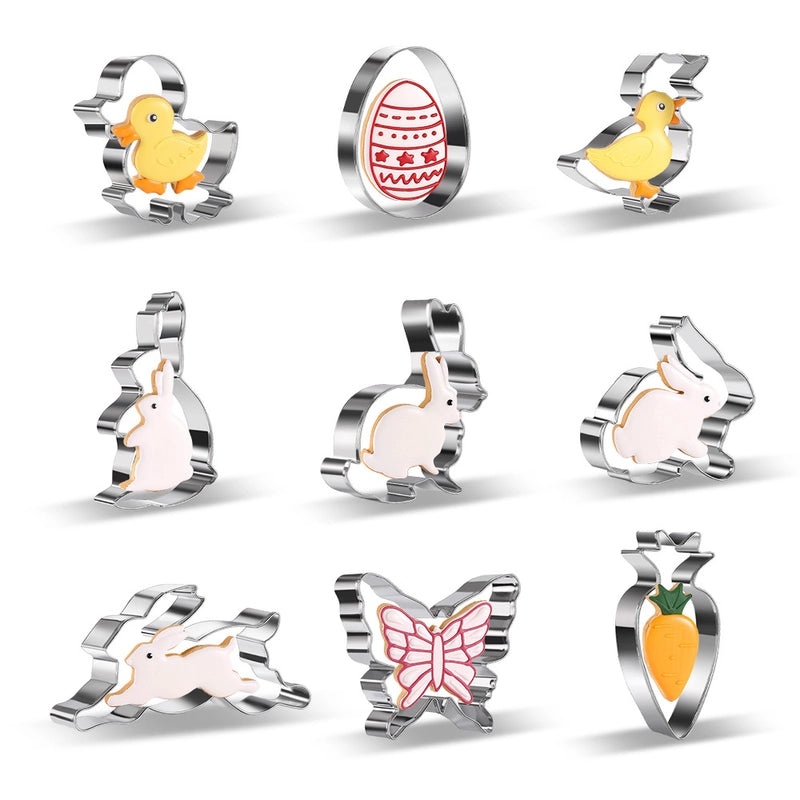 Adorable Cartoon Stainless Steel Biscuit Molds for Kitchen Baking|Kitchen & Dining Accessories