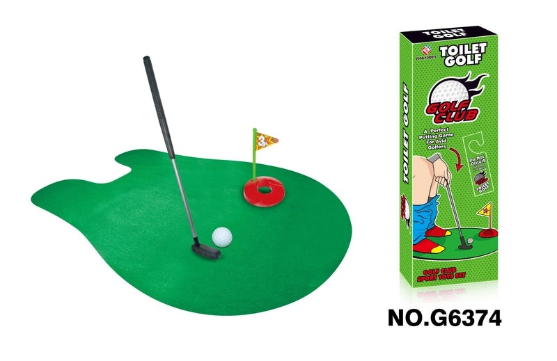 Mini Toilet Golf Set|Novelty Golf Toys