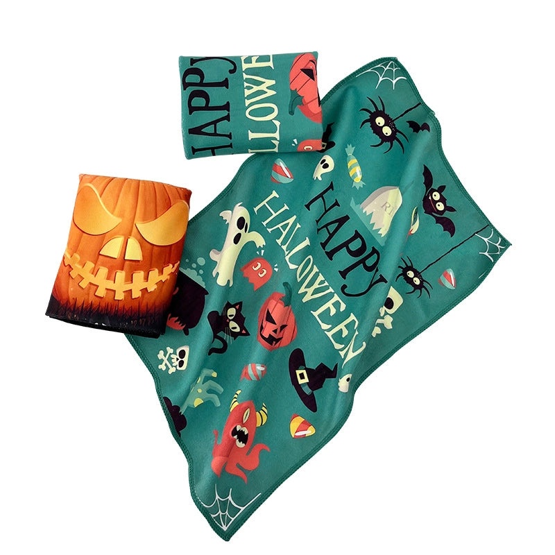 Christmas Casual Holiday Decor Santa Claus Christmas Tree Soft Microfiber Towel|Home & Living Decor