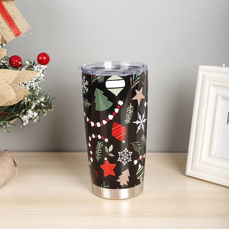Christmas Vacation Cartoon Stainless Steel Water Bottle 1 Piece | Drinkware & Water Bottles
