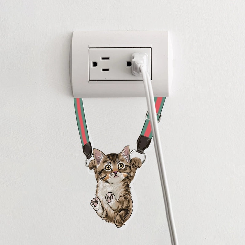 Adorable Cat PVC Wall Switch Sticker Decorative Wall Art|Home Decor Accessories