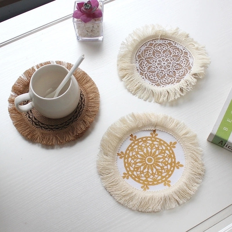 Colorful Jute Placemat Single Piece for Dining Table|Home Decor Table Linens