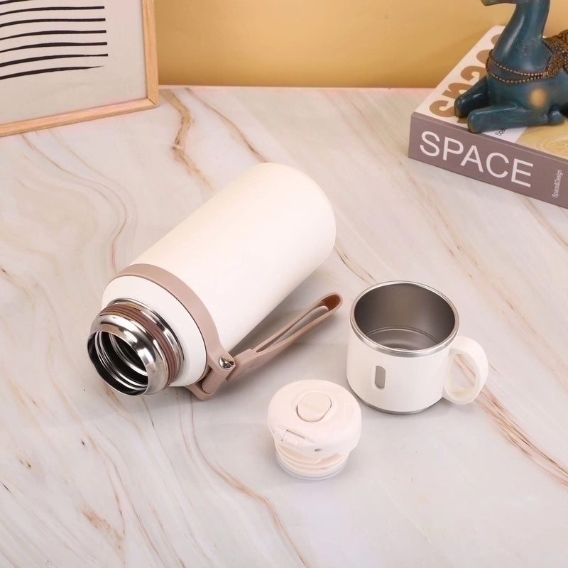 Stainless Steel Water Bottle Single Piece Casual Solid Color | Drinkware & Hydration