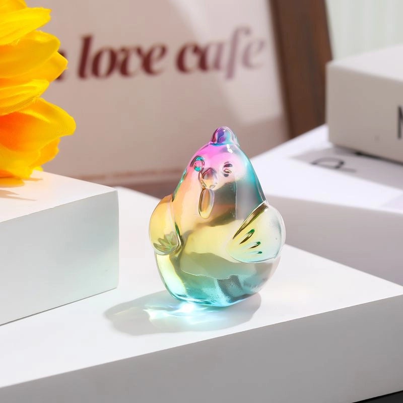 Charming Minimalist Animal Glass Ornaments|Home Decor