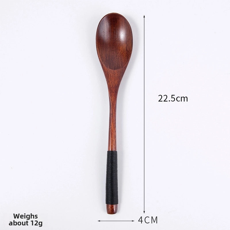 Japanese Style Wooden Tableware Set Phoebe 4-Piece Chopsticks Knife Fork Spoon|Kitchen & Dining Tableware