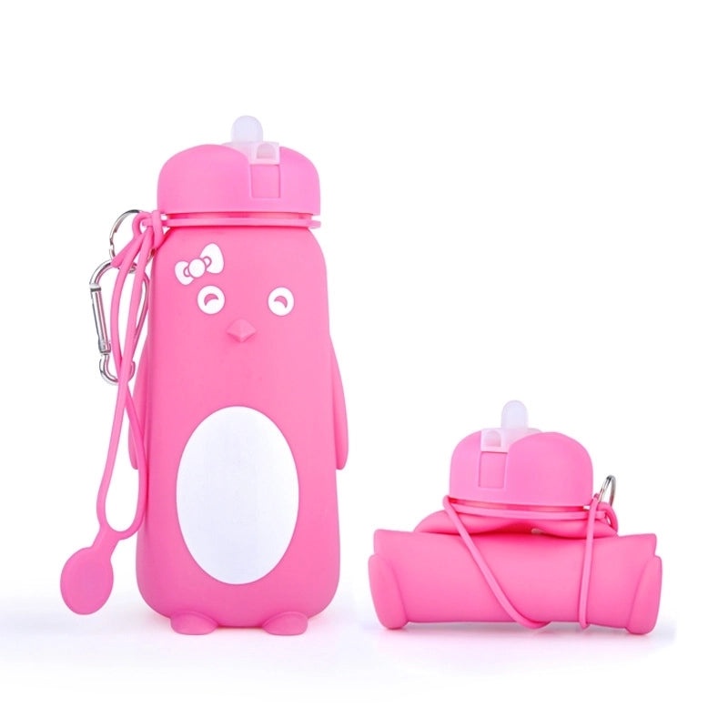 Adorable Animal Shaped Silicone Water Bottle Single Piece|Drinkware & Reusable Bottles
