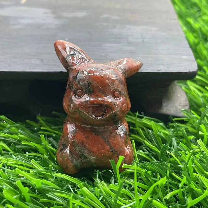 Adorable Animal-Themed Natural Stone Ornaments for Home Decor | Home Decor & Accessories