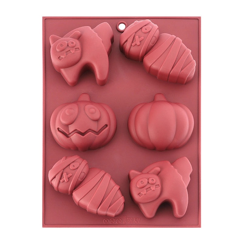 Halloween Pumpkin Mummy Silicone Cake Mold 1 Piece|Bakeware & Cake Molds
