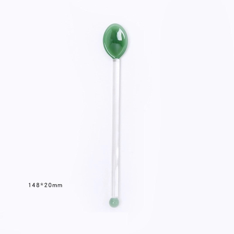 Clear Glass Spoon Minimalist Design|Kitchen Utensils
