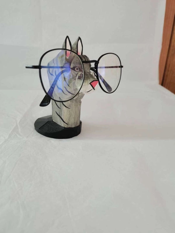 Wood Carving Animal Glasses Frame | Home Decor Crafts