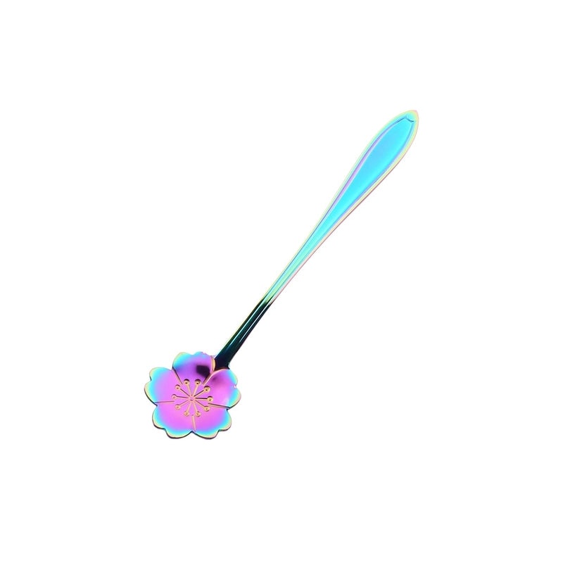 Vacation Floral Stainless Steel Spoon Single Piece | Kitchen & Dining Accessories