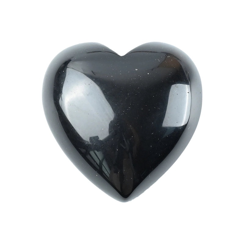 Elegant Heart-Shaped Crystal Obsidian Cloud Ornament Minimalist Artificial Decoration|Home Decor Accessories