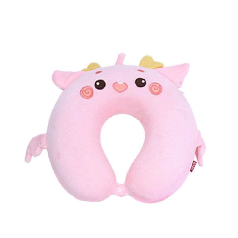Cartoon Memory Foam U-Shaped Neck Pillow for Travel, Office, and Home | Travel Accessories