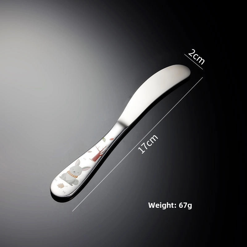 Ann Kids 304 Stainless Steel Animal Cartoon Cutlery Set, Knife Fork Spoon Birthday Gift|Children's Tableware