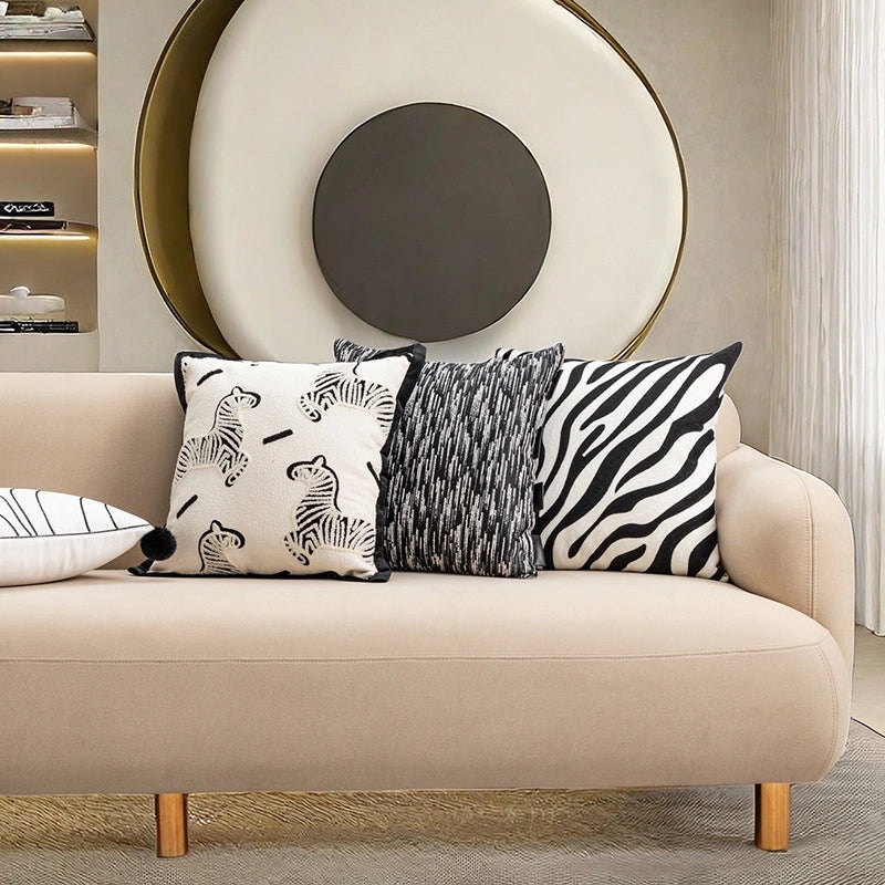 Simple Solid Color Polyester Pillow Covers|Home Decor Bedding