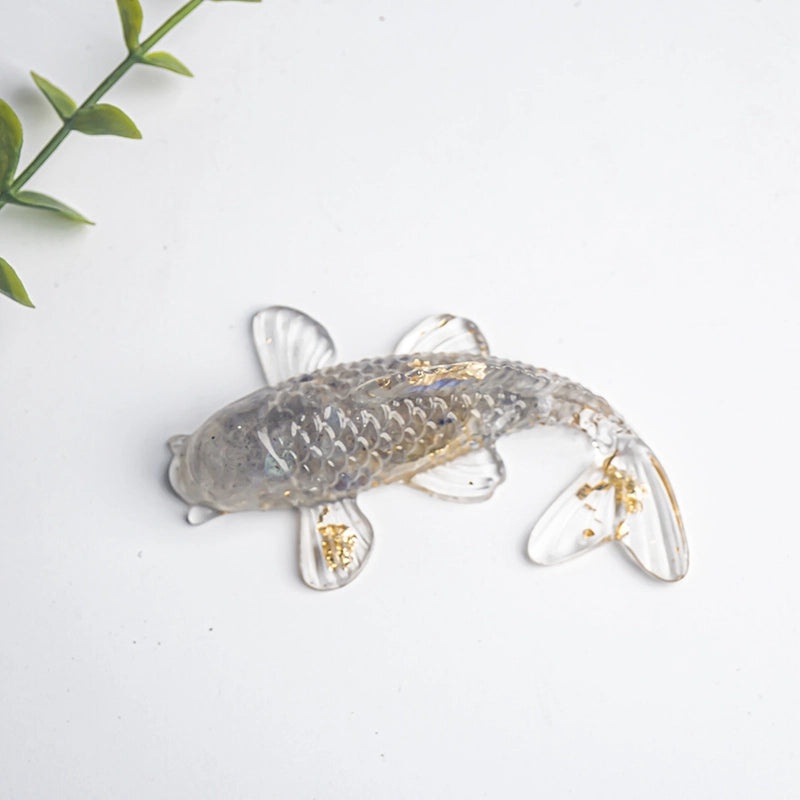 Minimalist Fish Gem Crystal Glue Ornaments | Home Decor & Accessories