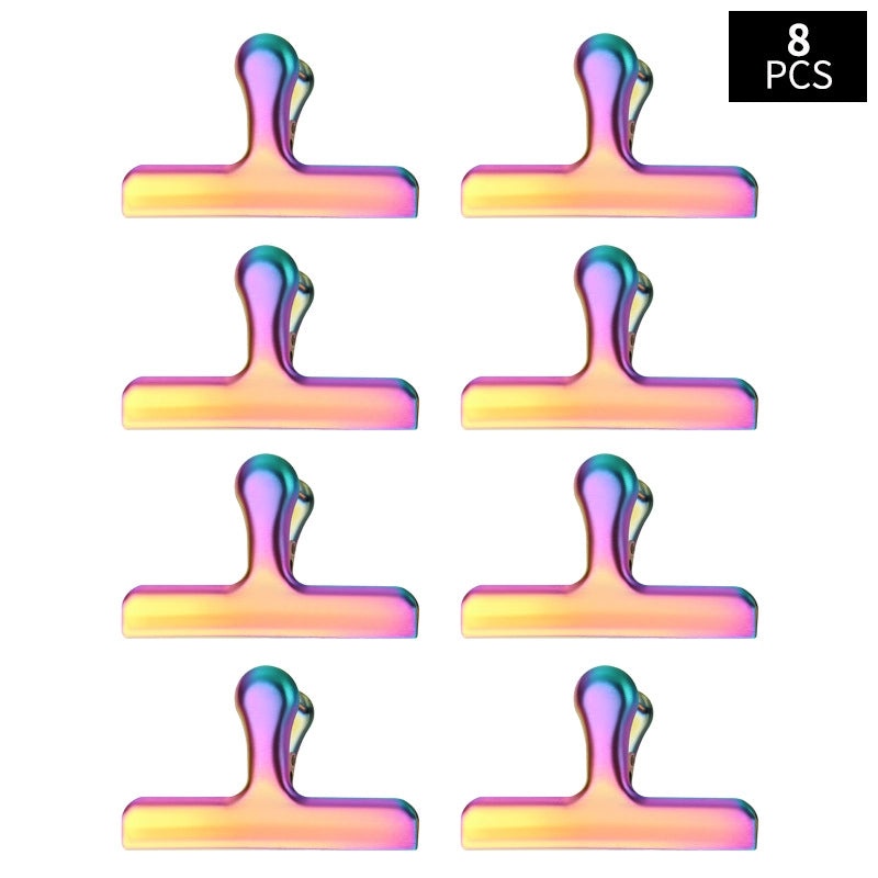 Sleek Solid Color Stainless Steel Clip with Anti-Drop Feature|Jewelry Accessories