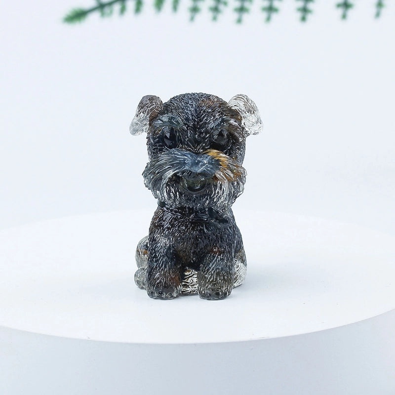 Adorable Dog Shaped Crystal Figurines for Home Decor|Decorative Figurines