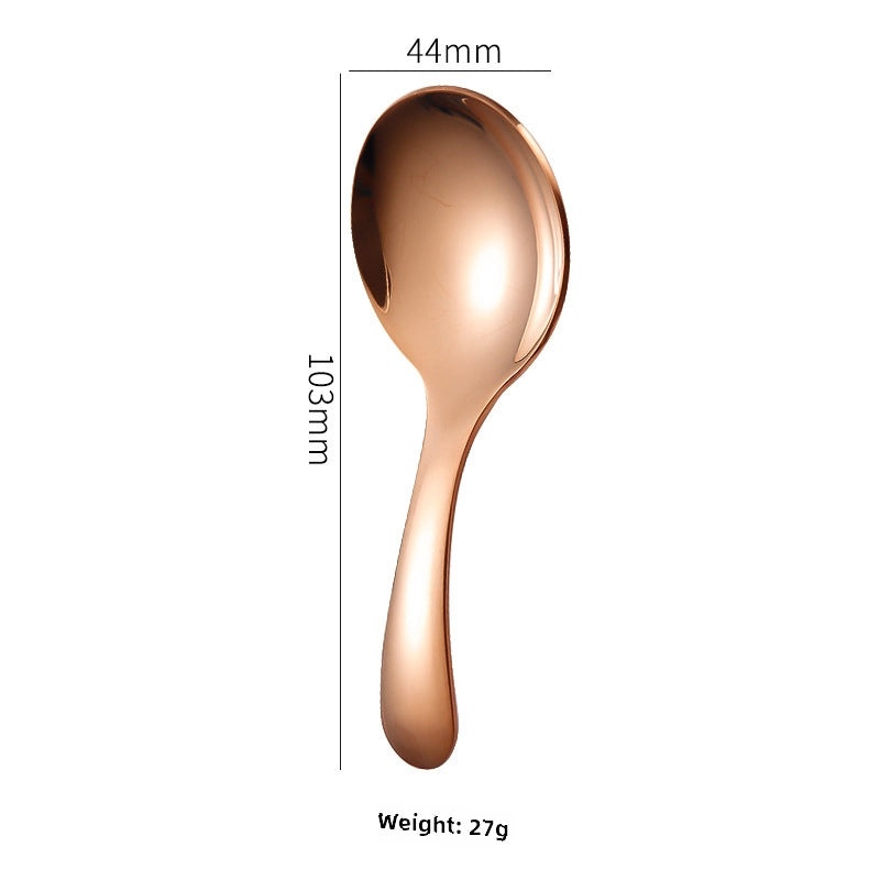 304 Stainless Steel Mini Spoon Short Handle Perfect for Kids Ice Cream Dessert Tea Travel Outdoor Use|Kitchen & Dining Accessories