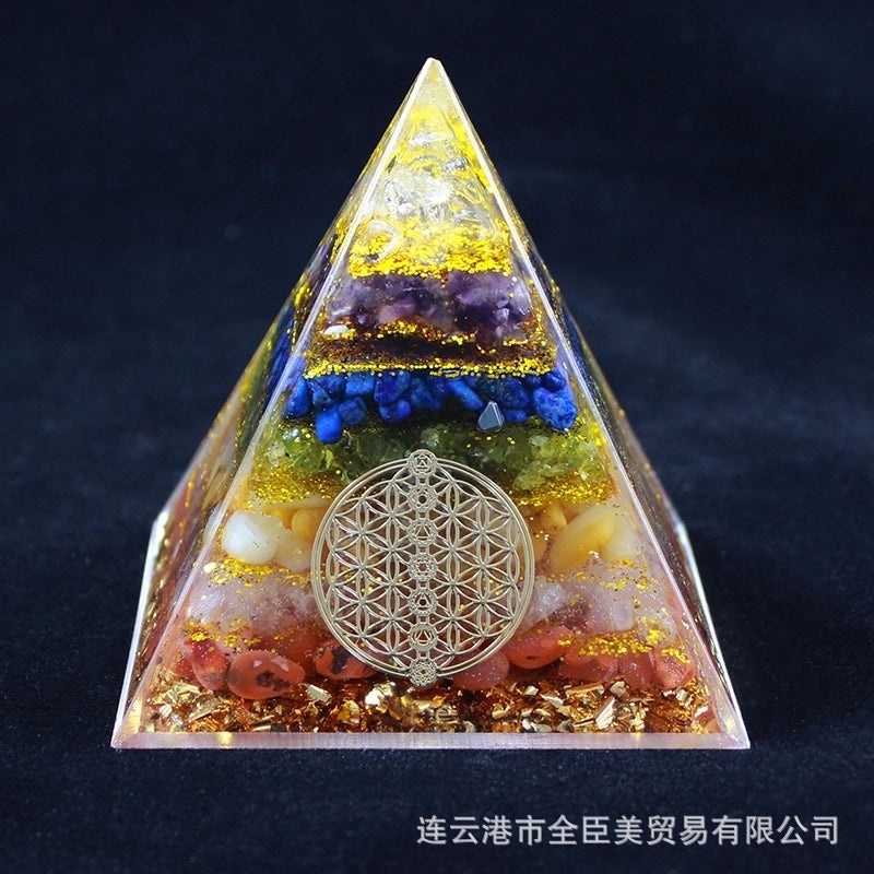 Classic Geometric Acrylic Crystal Pyramid Decor|Home Decor