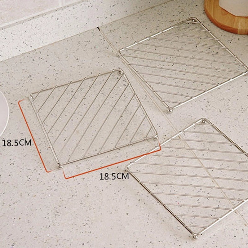 Casual Round and Square Iron Placemat 1 Piece|Home Dining Table Accessories