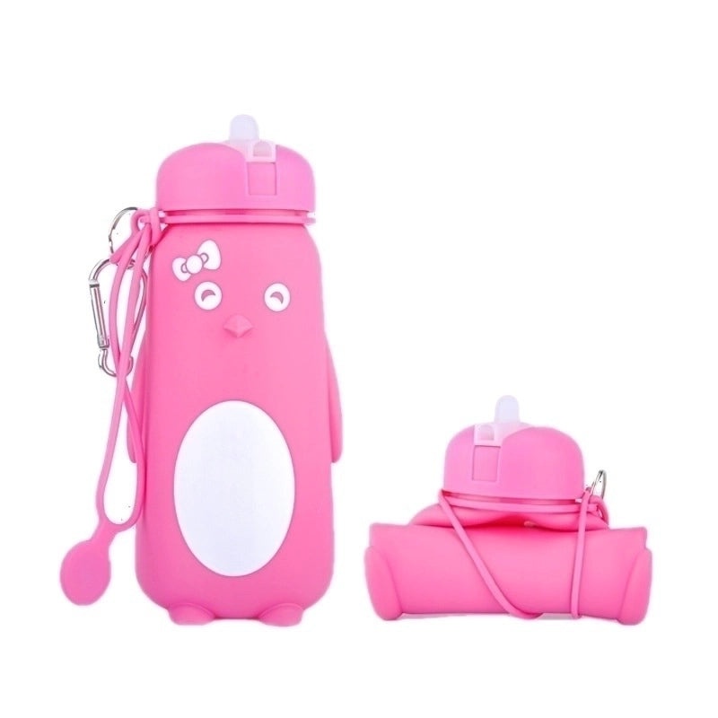 Adorable Animal Shaped Silicone Water Bottle Single Piece|Drinkware & Reusable Bottles