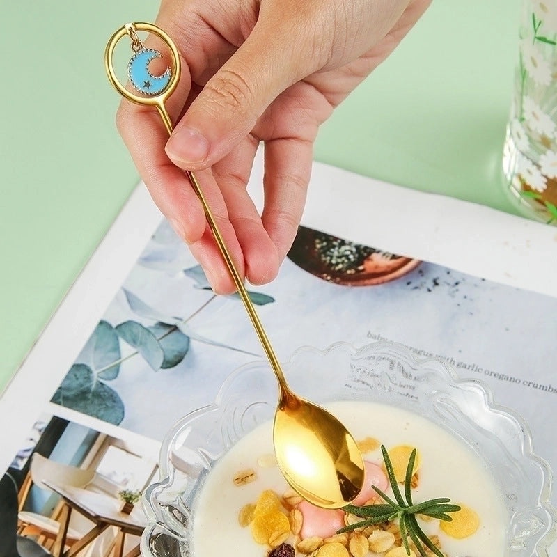 Cute Cartoon Stainless Steel Rice Spoon for Everyday Use|Kitchen Utensils