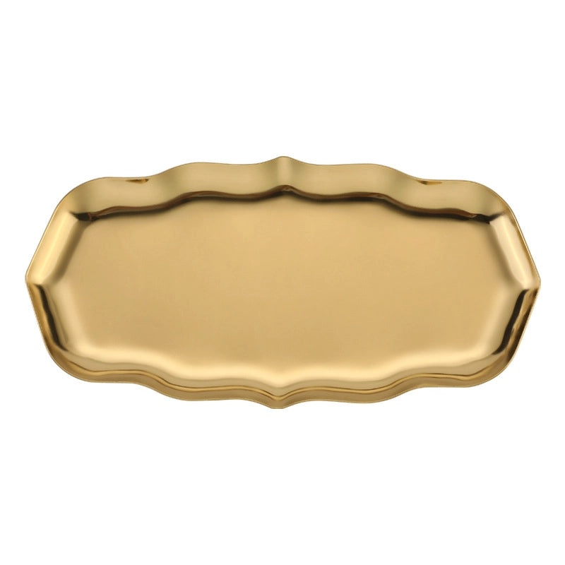 Wave-shaped Stainless Steel Jewelry Tray | Jewelry Storage