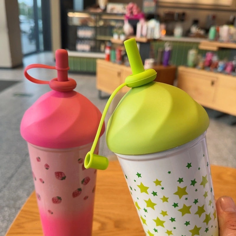 Cute Cartoon Star PC Thermos Mug 1 Piece | Drinkware & Thermoses