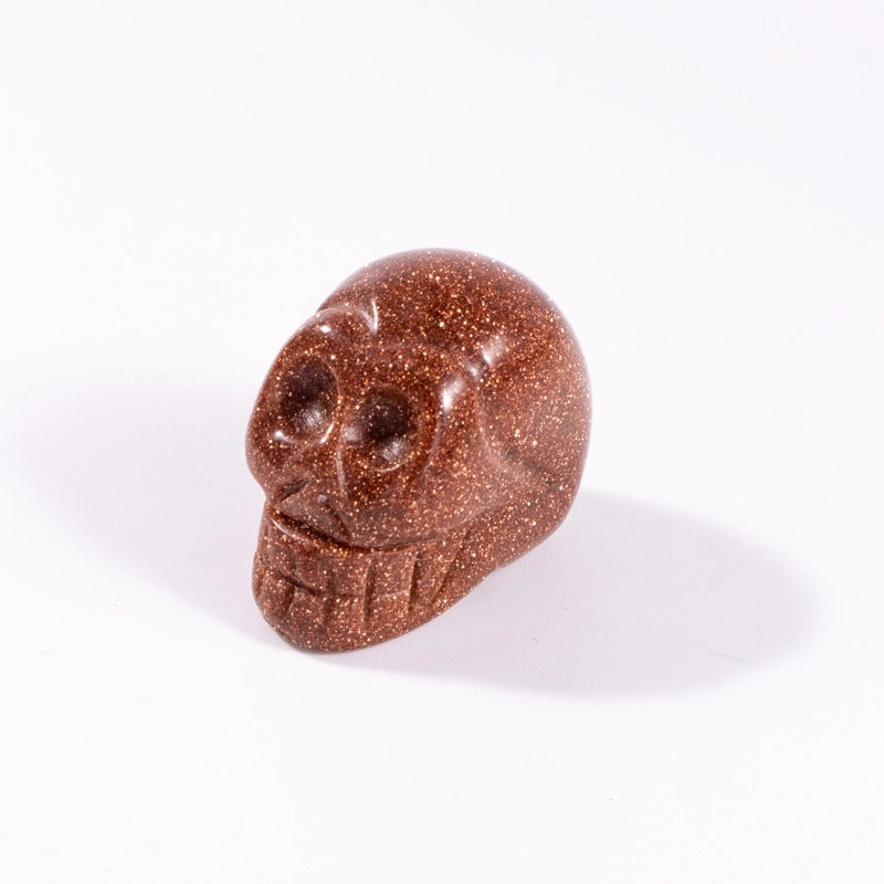 5-Piece Halloween Minimalist Skull Gem Obsidian Artificial Decorations|Home Decor