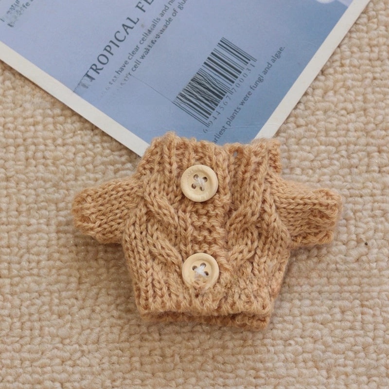 West Highland Hanging Button Sweater for Small Cotton Dolls | Doll Clothes & Accessories