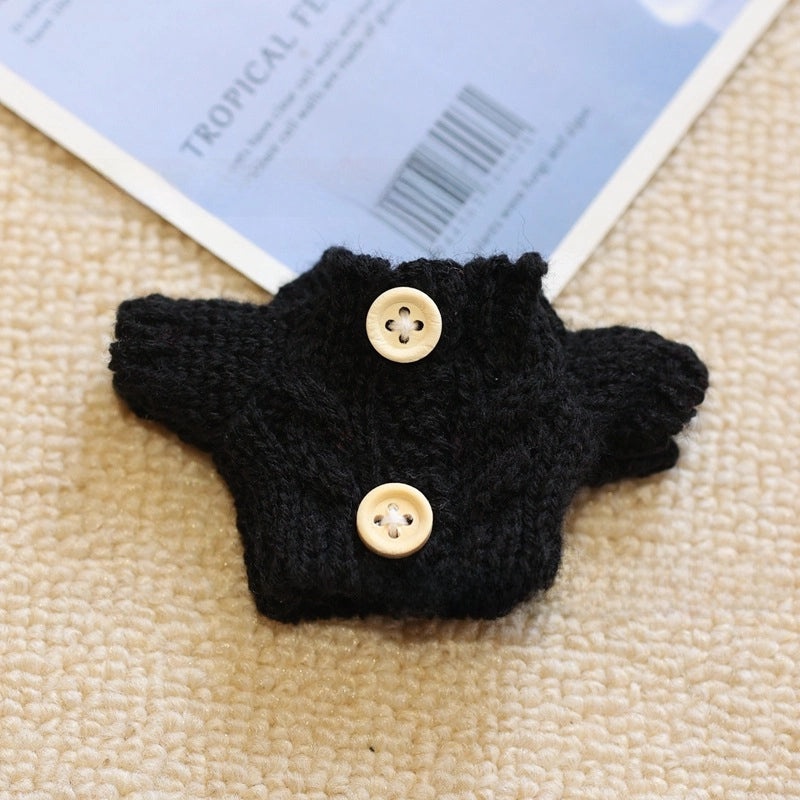West Highland Hanging Button Sweater for Small Cotton Dolls | Doll Clothes & Accessories
