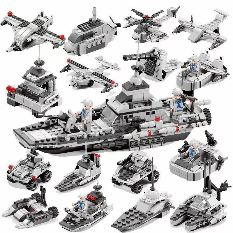 Lele Brothers No.003 Fujian Military Aircraft Carrier Building Blocks Toy for Boys | Toys & Games - Building Sets