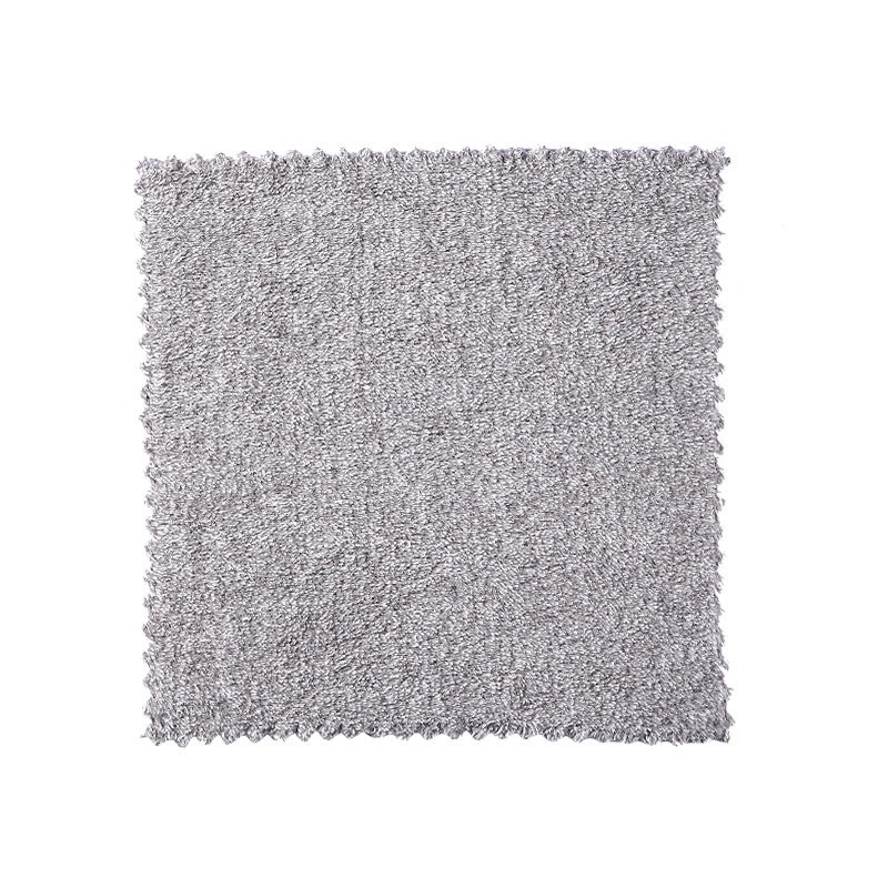 Bamboo Fiber Non-stick Dish Towel Double Absorbent Thick Kitchen Cloth with Scouring Pad|Kitchen Towels & Scrubbers